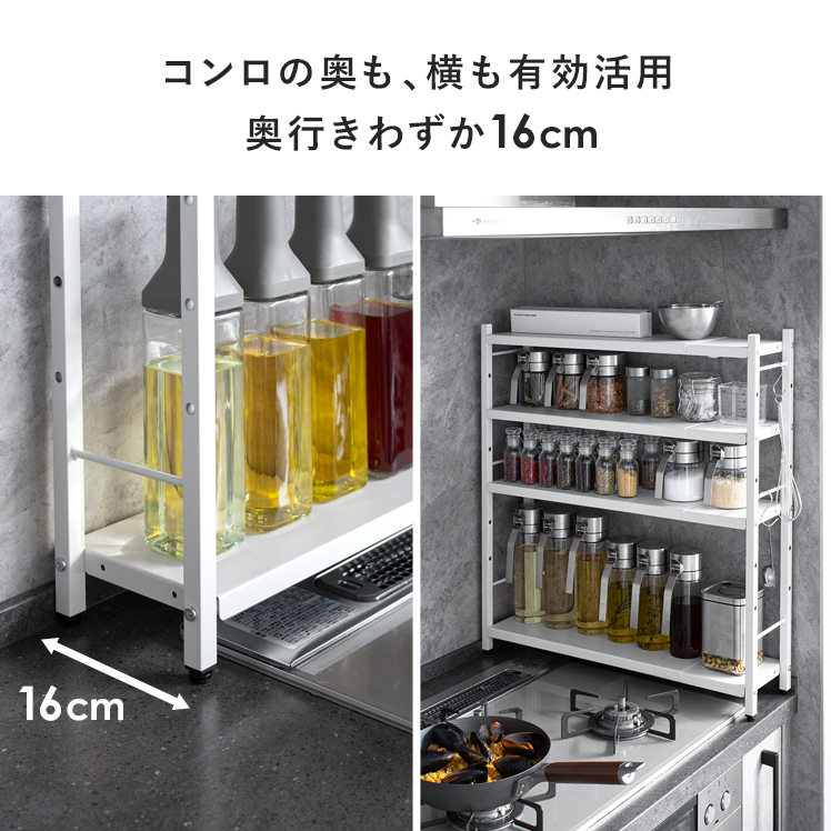 エア・リゾーム 調味料ラック スパイスラック 調味料入れ 調味料 収納
