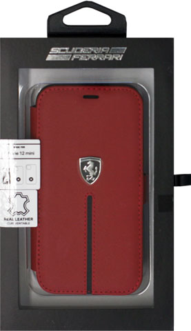 Ferrari（フェラーリ） iPhone 12 ケース 手帳型 本革 iPhone12mini