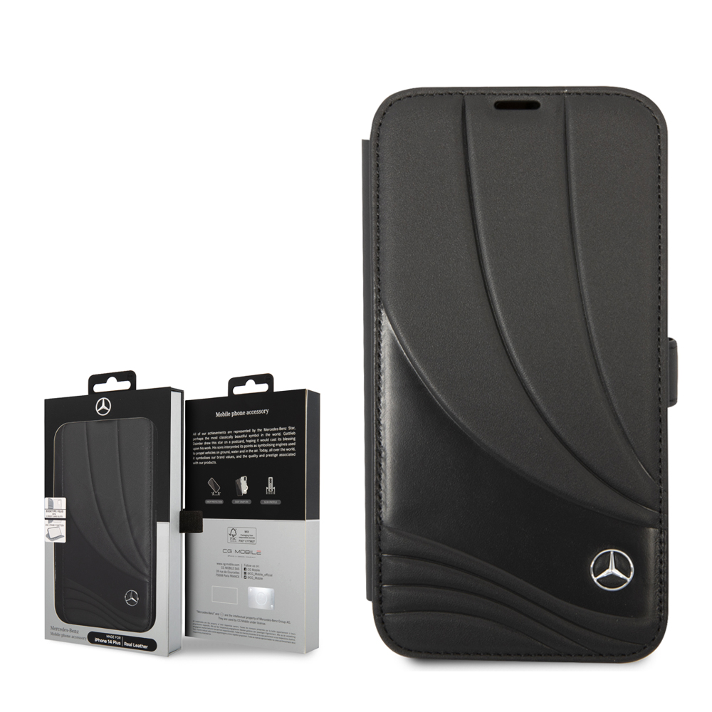 iPhone 14 ケース 手帳型 本革 ベンツ iPhone13 14Plus 14Pro 14ProMax