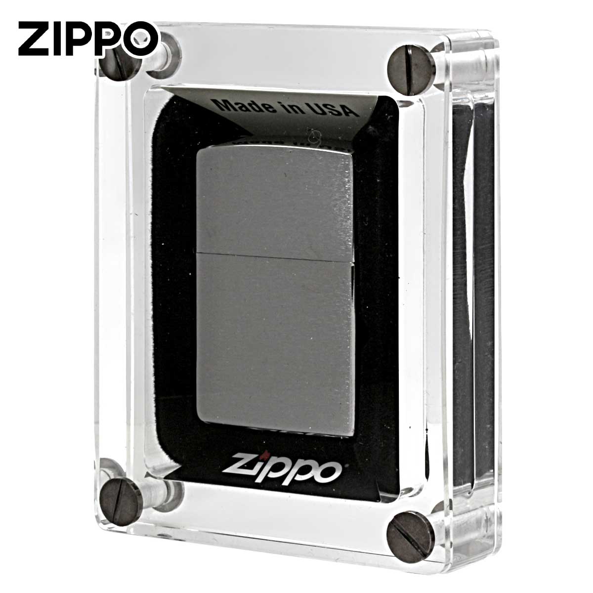 Zippo ジッポライター ディスプレイケース アクリルブロック 観賞用