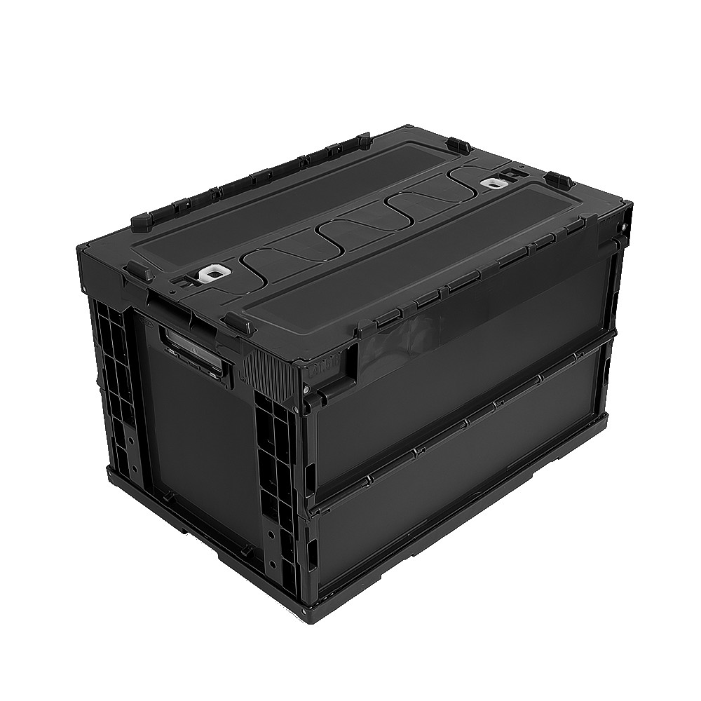 サンコー 即納 5個セット 日本製 コンテナボックス 折りたたみ 大型 蓋