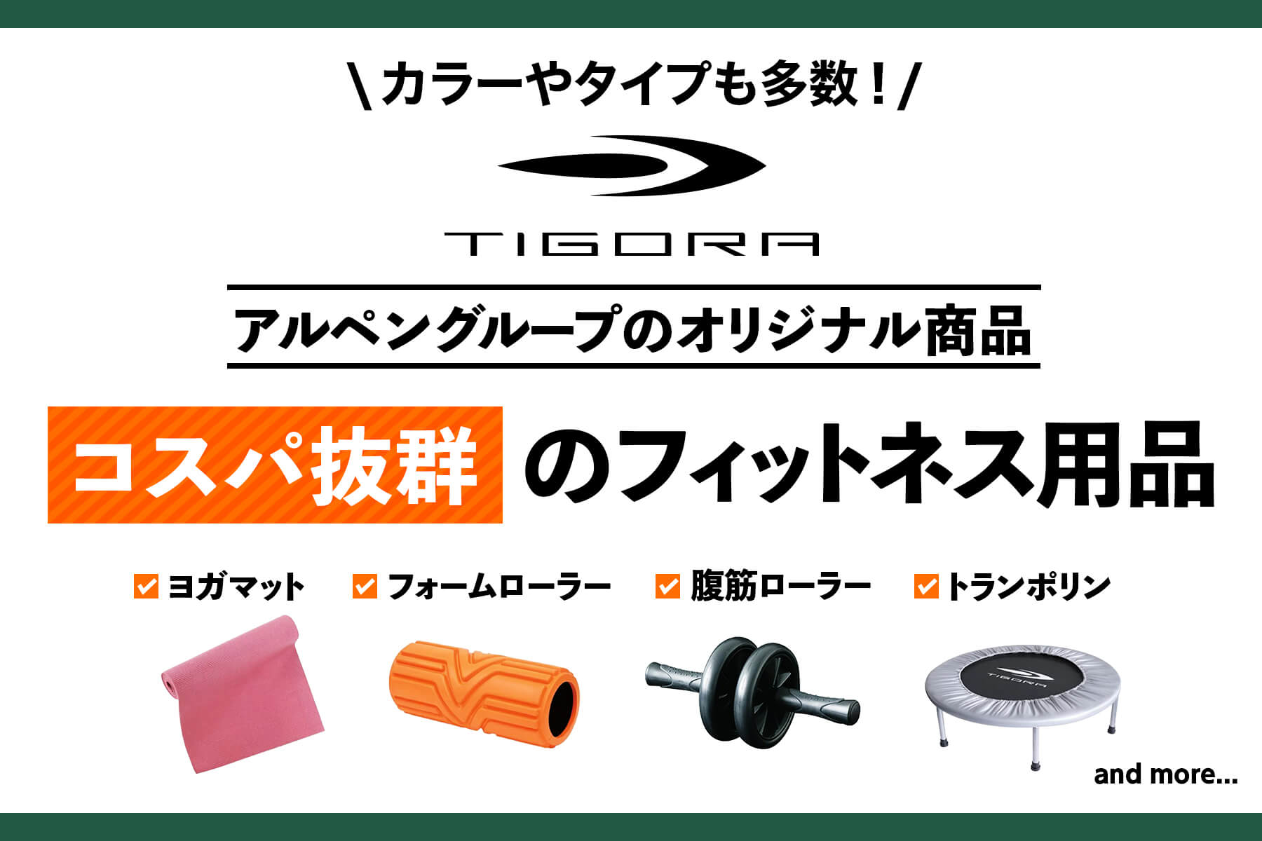 TIGORA（ティゴラ） 着脱式バーベルプレート 20kg ラバータイプ