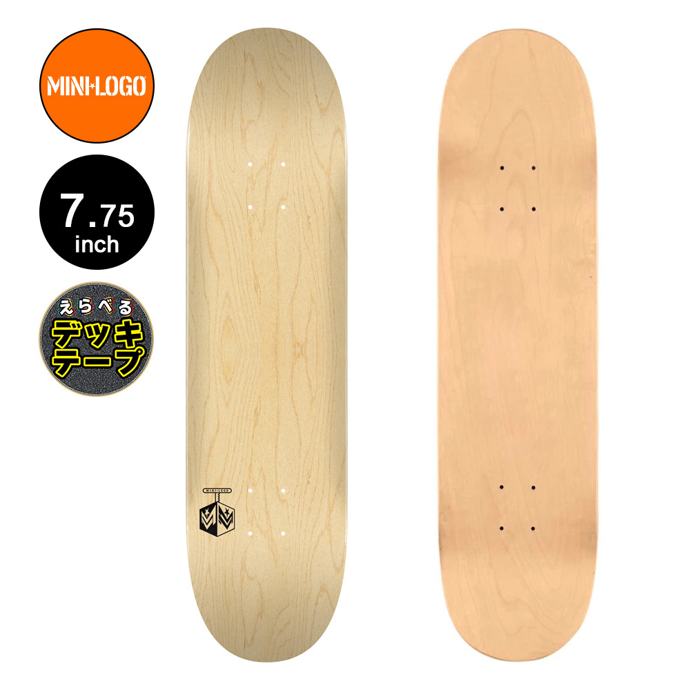 ミニロゴ MINI LOGO スケボー デッキ 7.75 DETONATOR 