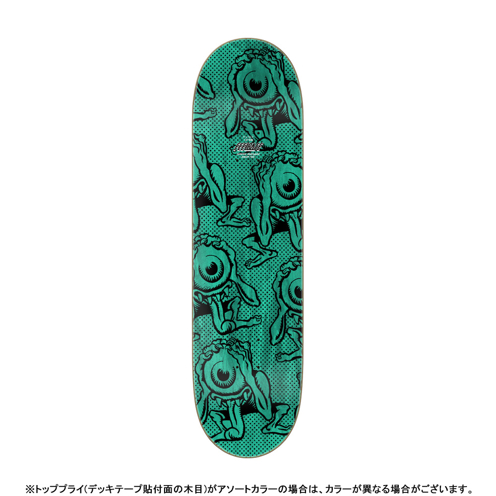 SANTA CRUZ（サンタクルーズ） スケボー デッキ 8.0 FEELBASE EYEGORE