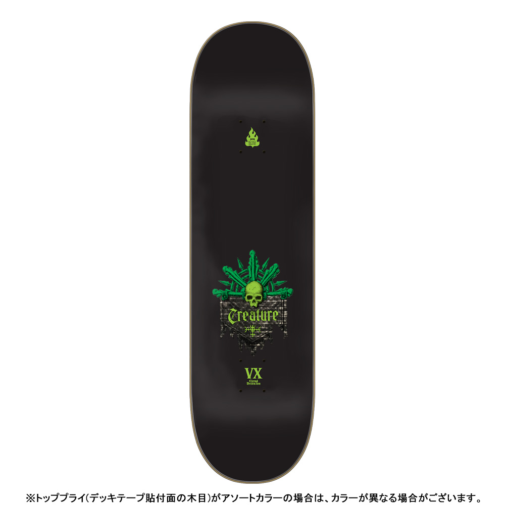 CREATURE（クリーチャー） スケボー デッキ 8.6 WORTHINGTON MESSENGER
