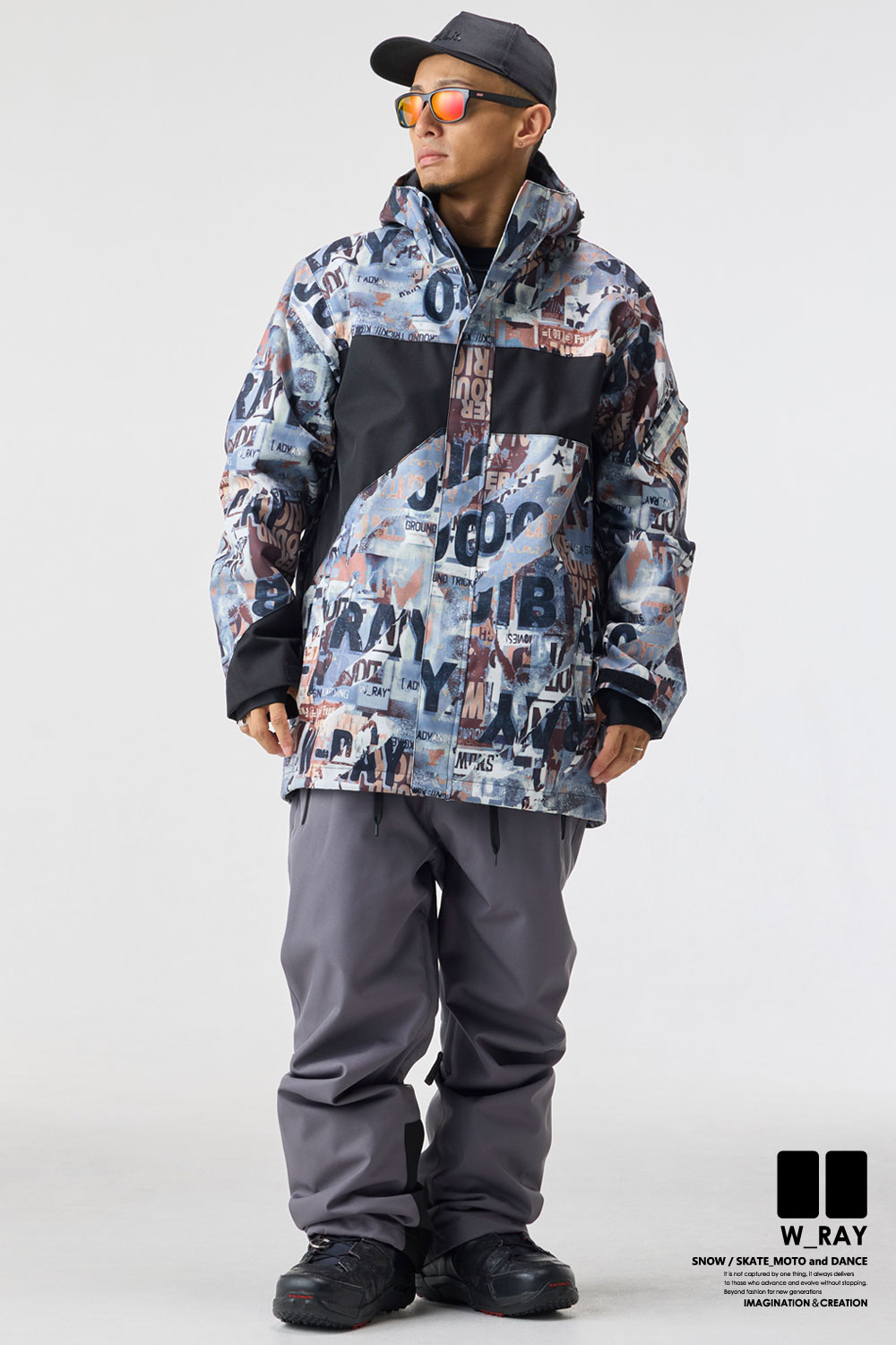 リアリズム スノーボード ウェア メンズ レディース 上下 セット