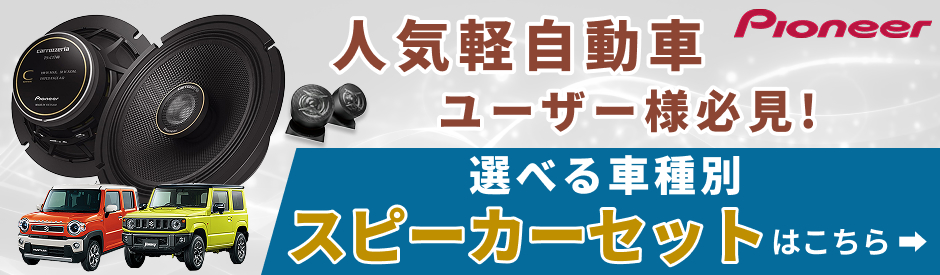 カロッツェリア UD-K124 パイオニア 16cmトレードインスピーカー取付