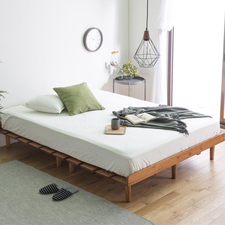 未来商会 ワイドダブルベッド マットレス フレーム ベッドフレーム