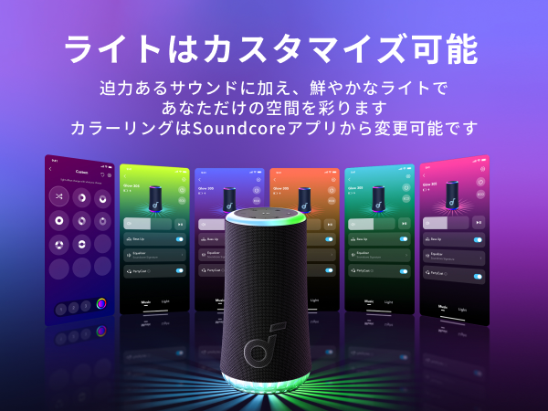 Soundcore（Anker） Anker Soundcore Glow Bluetoothスピーカー【360