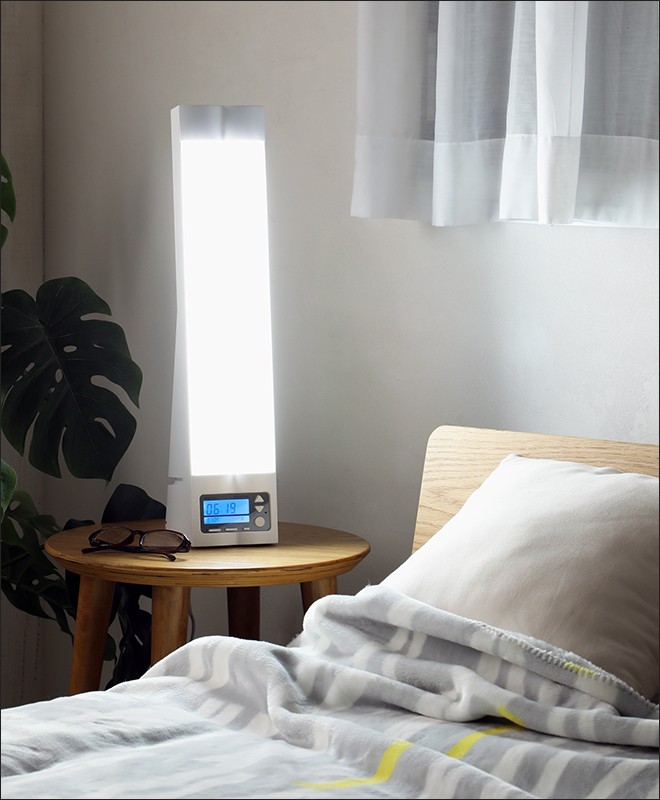 光目覚まし時計 ブライトアップクロック2 : セレクトショップAQUA