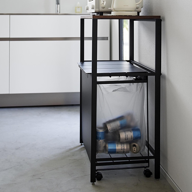 tower 山崎実業 キッチンラック 分別ゴミ箱上ラック タワー 1666 1667