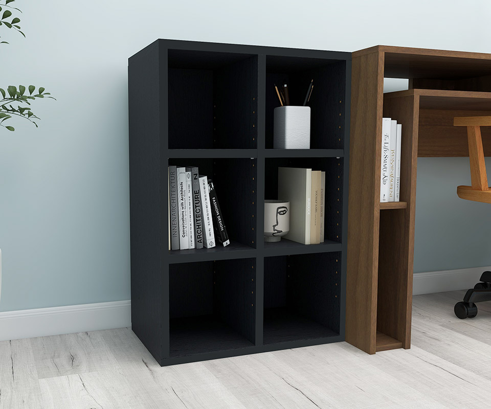 arne（アーネ） 本棚 オープンラック 約奥行20cm スリム 薄型 ラック