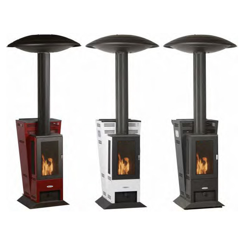 無電源ペレットストーブ HOT SPOT 13 キャスター付き 災害時や屋外