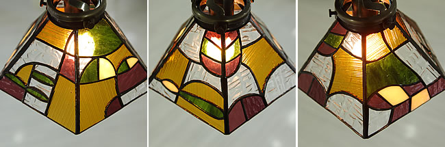 和風 ペンダントライト ステンドグラス ガラス アンティーク 天井照明