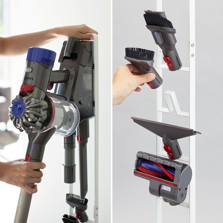 tower 山崎実業 タワー コードレスクリーナースタンド dyson （SV18