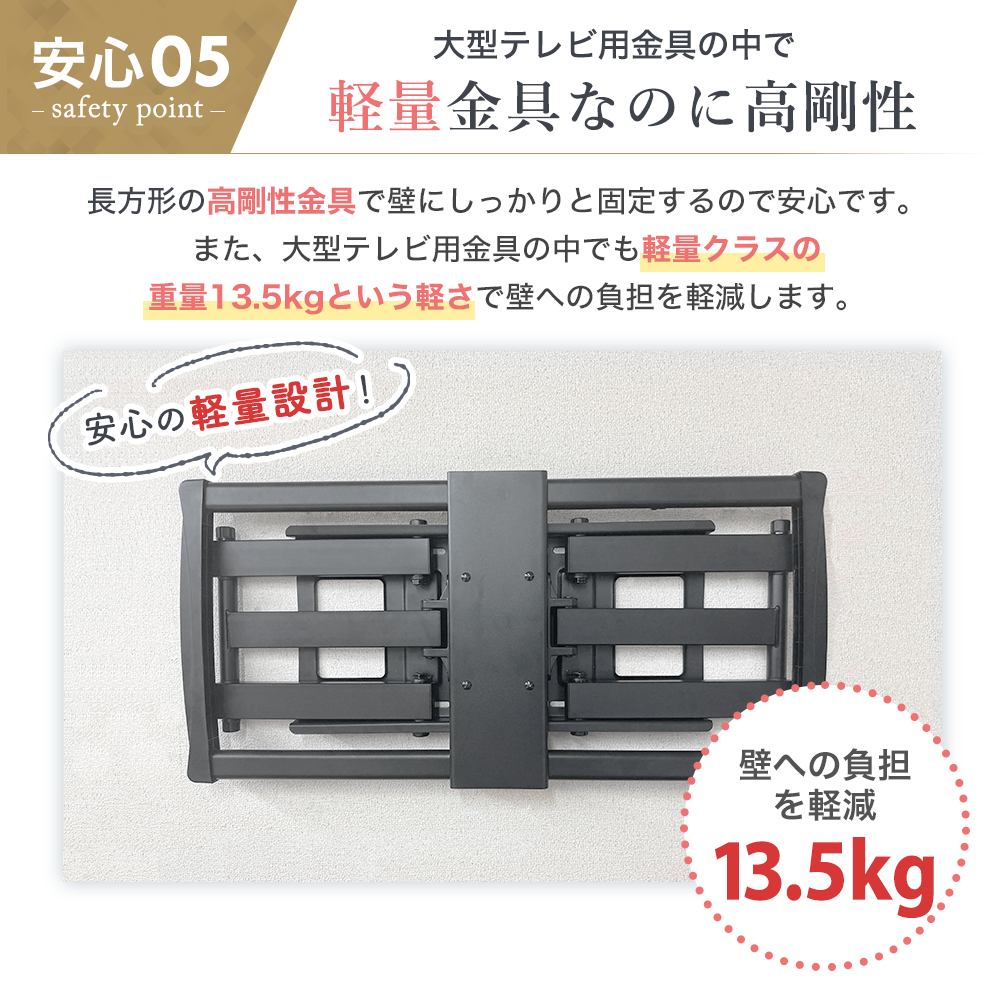 エース・オブ・パーツ 日曜日限定セール 壁掛けテレビ 金具 tv