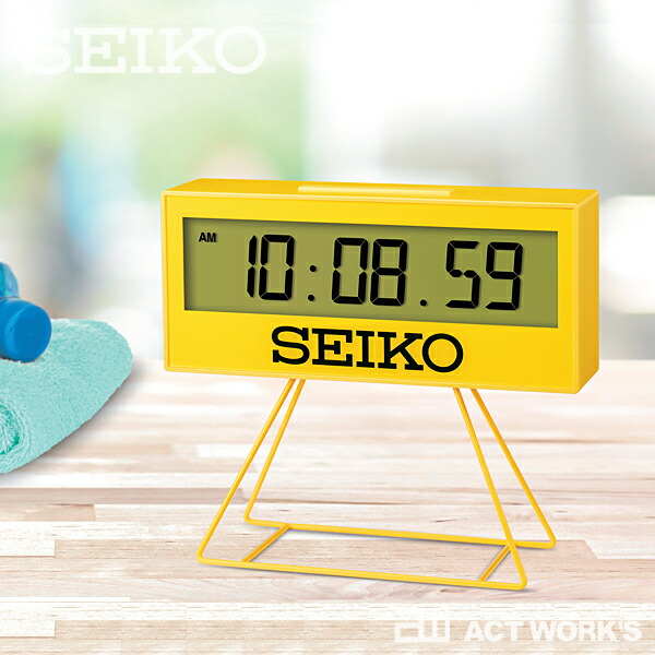 SEIKO（セイコー） スポーツミニタイマークロック SQ817Y インテリア