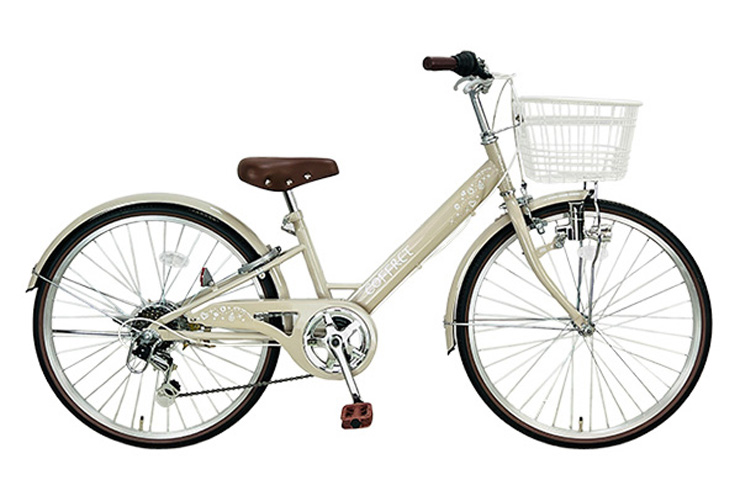 3/8 ポイント5倍 コフレ 外装6段変速 24型 ZVP246W 子供用自転車