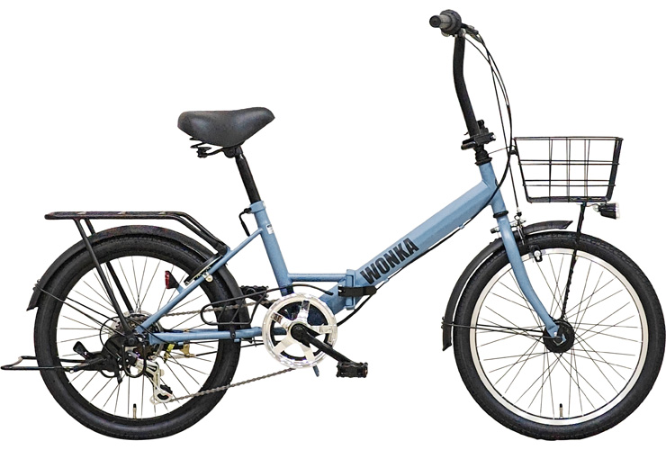 3/8 ポイント5倍 WONKA FOLDING ウォンカ 折畳 20型 外装6段変速