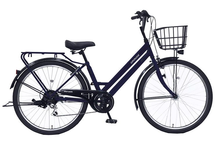 丸石サイクル 3/8 ポイント5倍 (Maruishi) グラウス 外装6段変速 26型