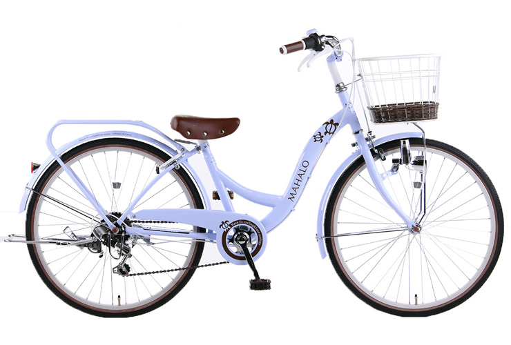 イオン 3/8 ポイント5倍 マハロエル B 外装6段変速 24型 子供用自転車