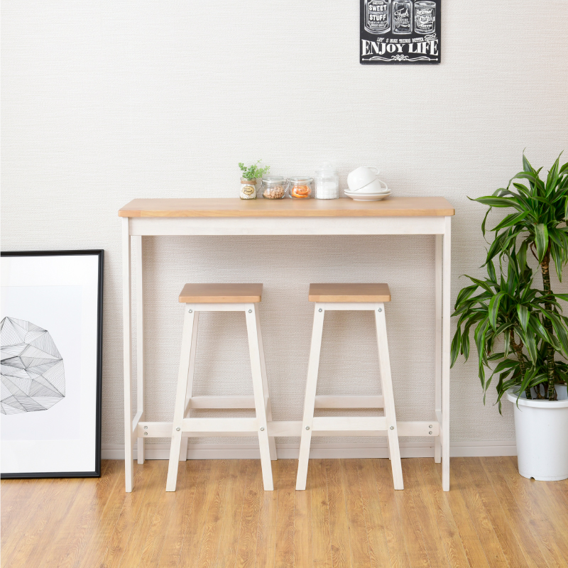 カウンターテーブル 3点セット おしゃれ 北欧 スツール カフェ