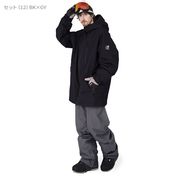 BLACK SNOW スノボウェア メンズ 上下セット スノーボードウェア