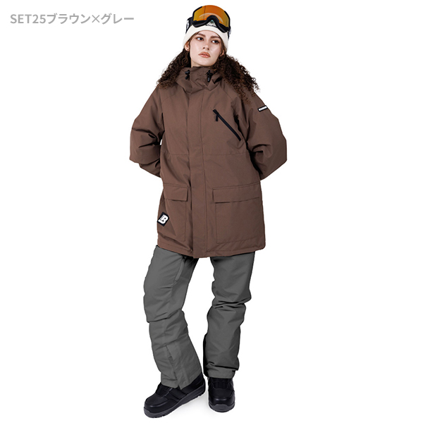 BOARDEE スノボウェア レディース 上下セット スノーボードウェア
