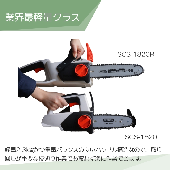 充電式チェーンソー 20V ガイドバー200mm 充電器付き 【公式通販】