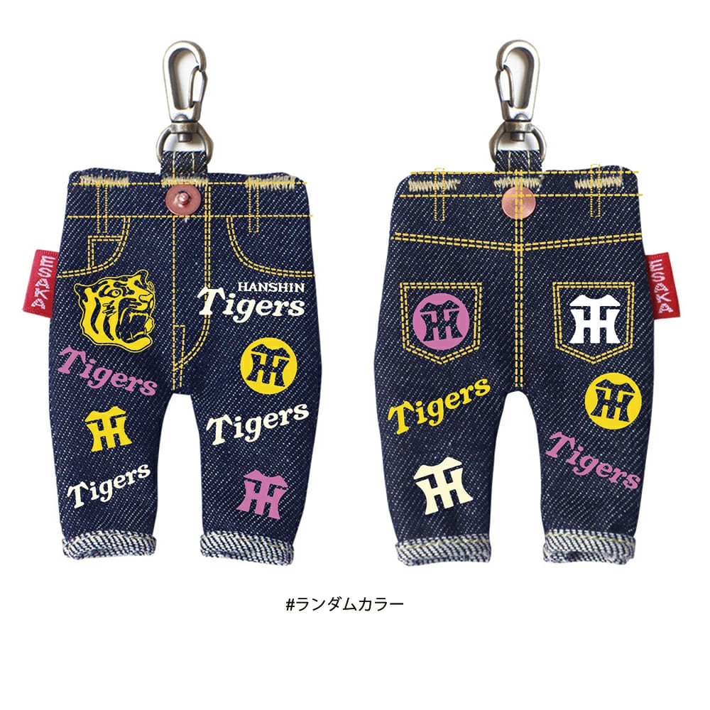阪神タイガース×江坂ジーンズ・ランダムロゴ・ミニジーンズ