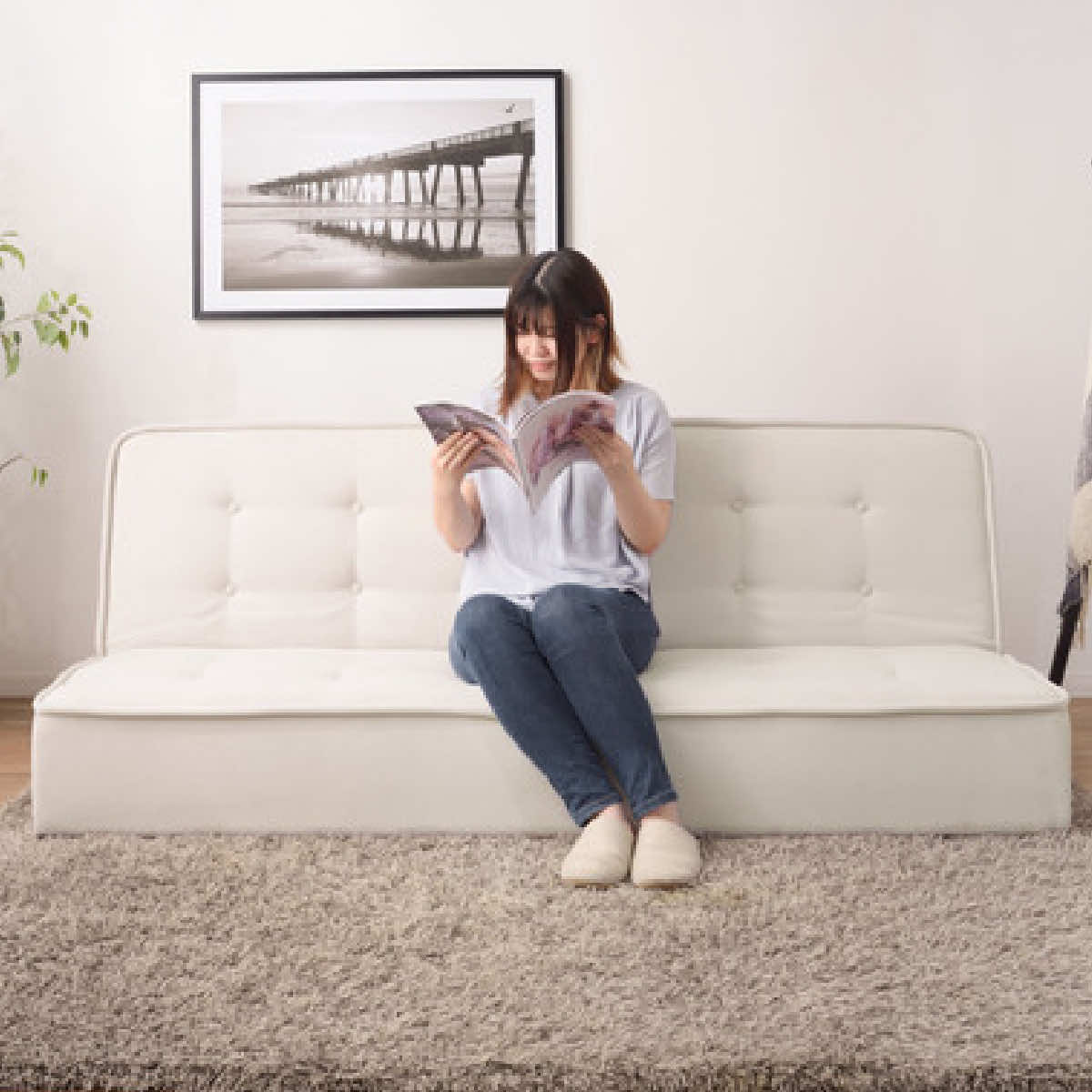 ソファ ソファベッド ベッド 2WAY 2人掛け ローソファ ロータイプ可