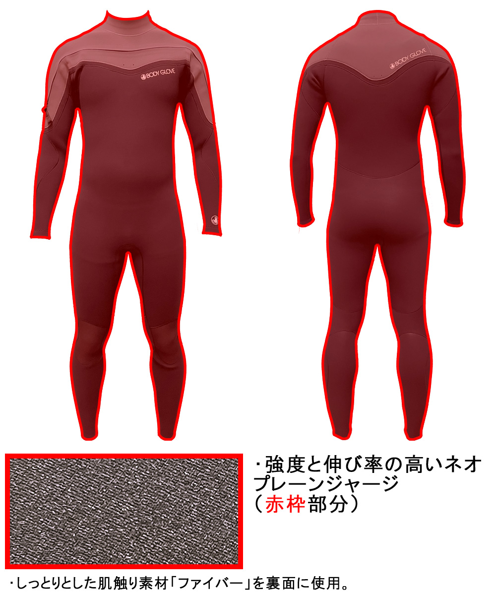 2023 BODYGLOVE FUSION SERIES FULLSUITS LC TB1020 / ボディー
