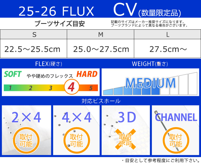 FLUX（フラックス） 25-26 FLUX/フラックス CV シーブイ メンズ