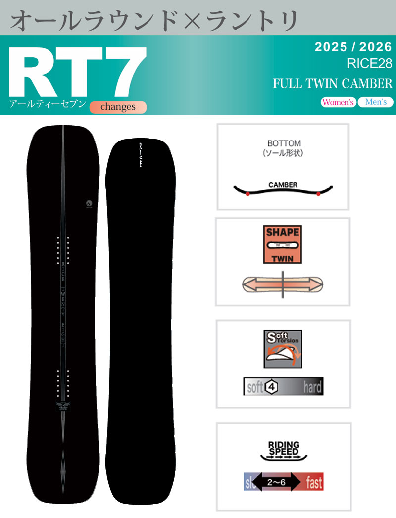 RICE28 25-26 RICE28/ライス RT7 LTD アールティーセブン メンズ