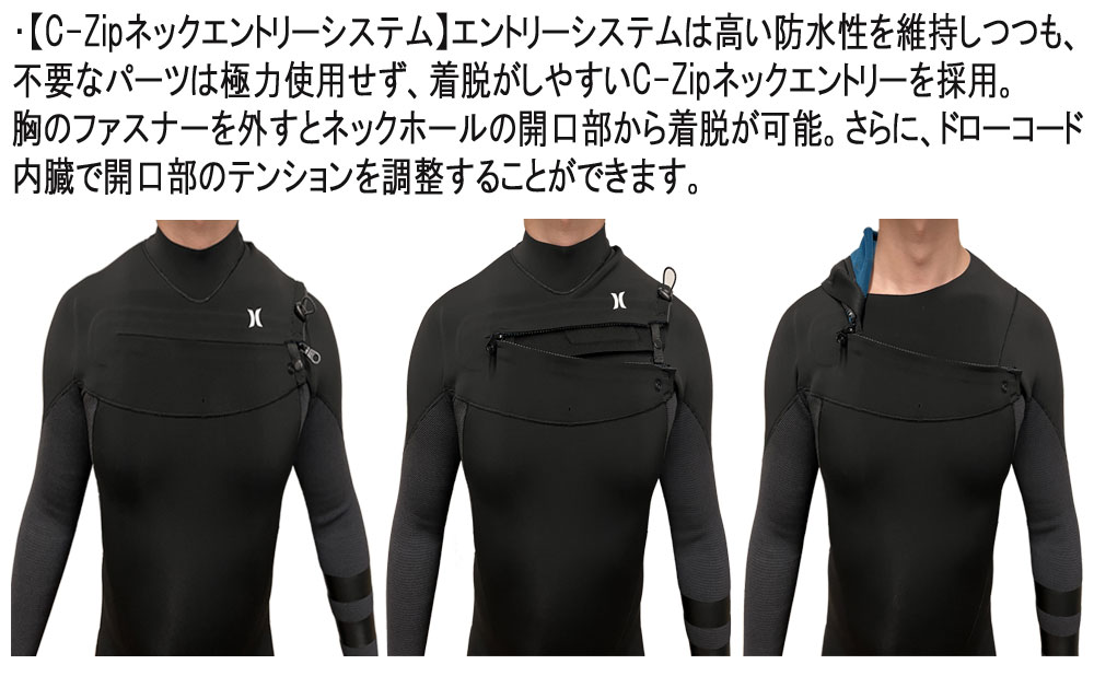 2025 HURLEY ADVANTAGE PLUS FULLSUIT MZFLAD25 / ハーレー