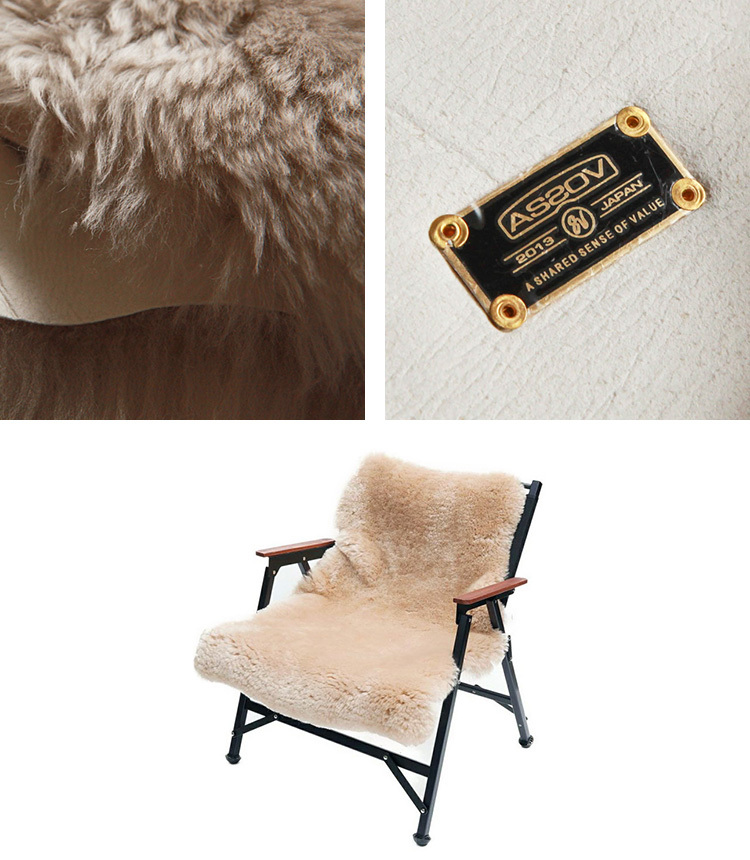 アッソブ AS2OV ムートンマット MOUTON MAT : BROWN FLOOR - 通販