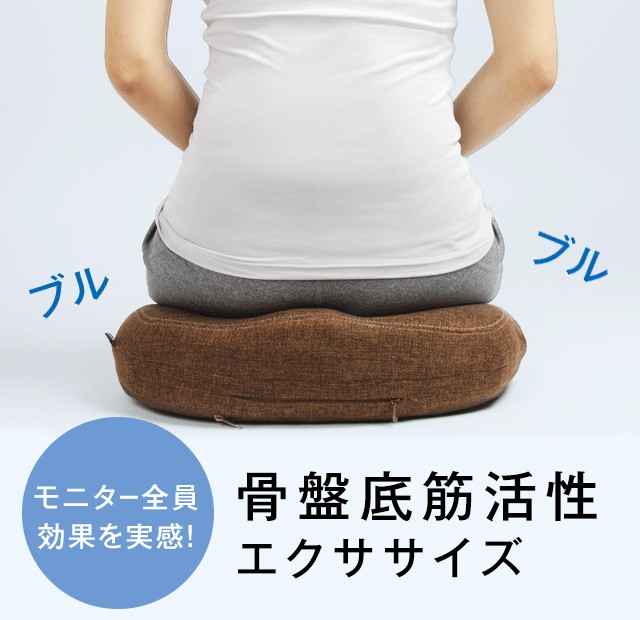 ラボネッツ 骨盤底筋エクササイズクッション キュットブル : いぶりん