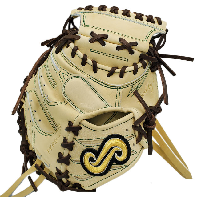 名も無きミット 硬式グラブ キャッチャーミット 小型 ポケット浅め