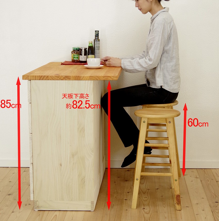 カウンター テーブル lily1058 ミルキーホワイト色 クリスタルガラス