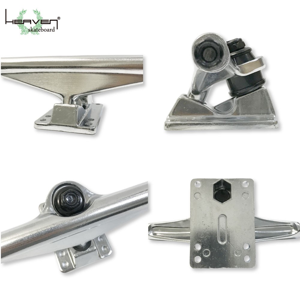 スケートボード用トラック 6.5inch SK8 TRUCK シルバー 6.5インチ 超