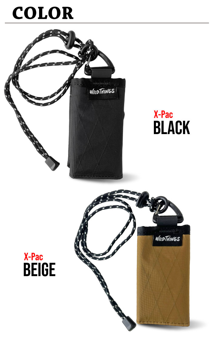 WILD THINGS（ワイルドシングス） ネックウォレット X-PAC&SPECTRA