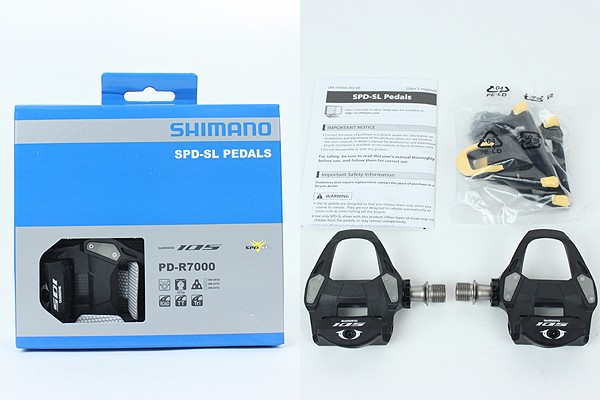 シマノ（SHIMANO） ペダル PD-R7000 SPD-SLペダル クリート付き：SM