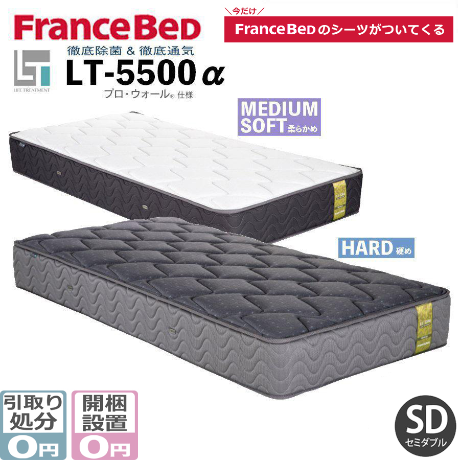 フランスベッド（FRANCEBED） セミダブル LT-5500 α ライフ