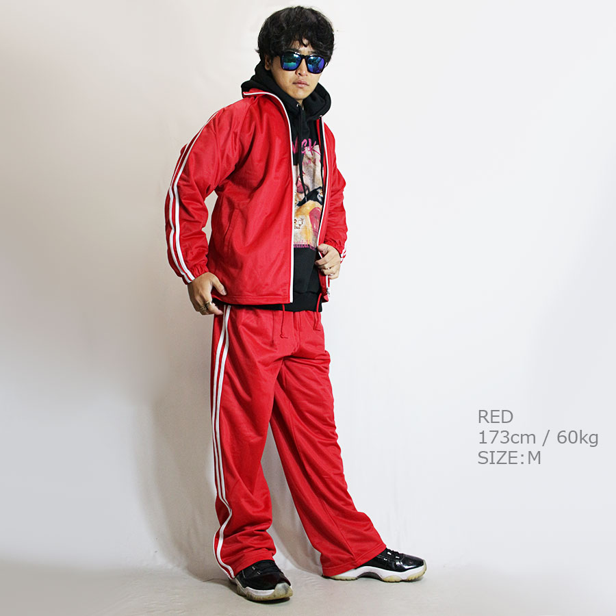 セットアップ メンズ 2本ライン ジャージ 上下 セット 上下セット