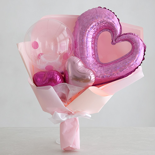 Belle Vie（ベルビー） 卒業式 花束 バルーンブーケ ハートバルーン