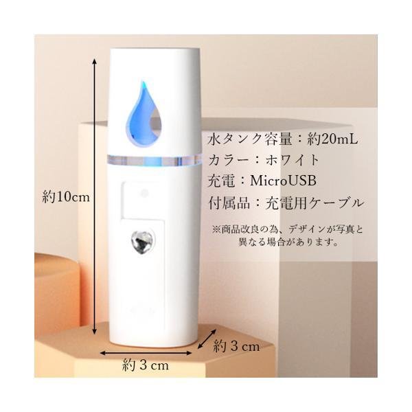 2個セット ハンディミスト 美顔器 スチーマー フェイススチーマー 携帯