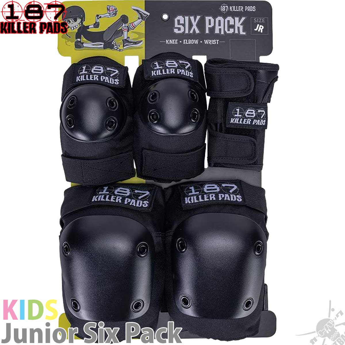 PRO-TEC（プロテック） 187 スケボー プロテクター ブラック キッズ