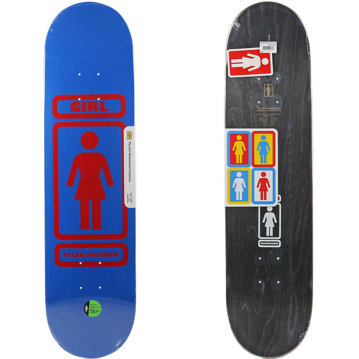 ガール 7.875インチ スケボー デッキ Girl Skateboards Pro Pacheco 93