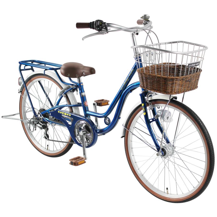 自転車 子供用 6段変速 おしゃれ 22インチ a.n.design works オート