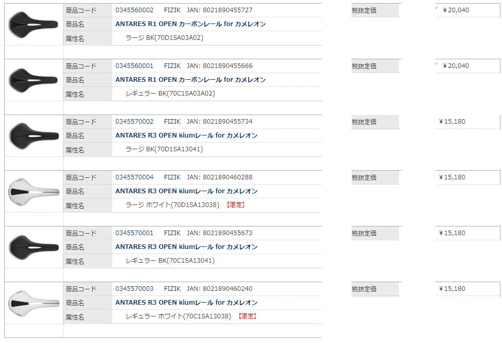 特セール)フィジーク(FIZIK) ANTARES R1 OPEN (アンタレス オープン